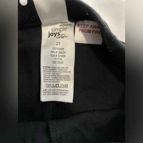 CARTERS 💤 JUST FIVE MORE MINUTES - pajama set in size 2T! SIMPLY JOY x Carters - Picture 10 of 10